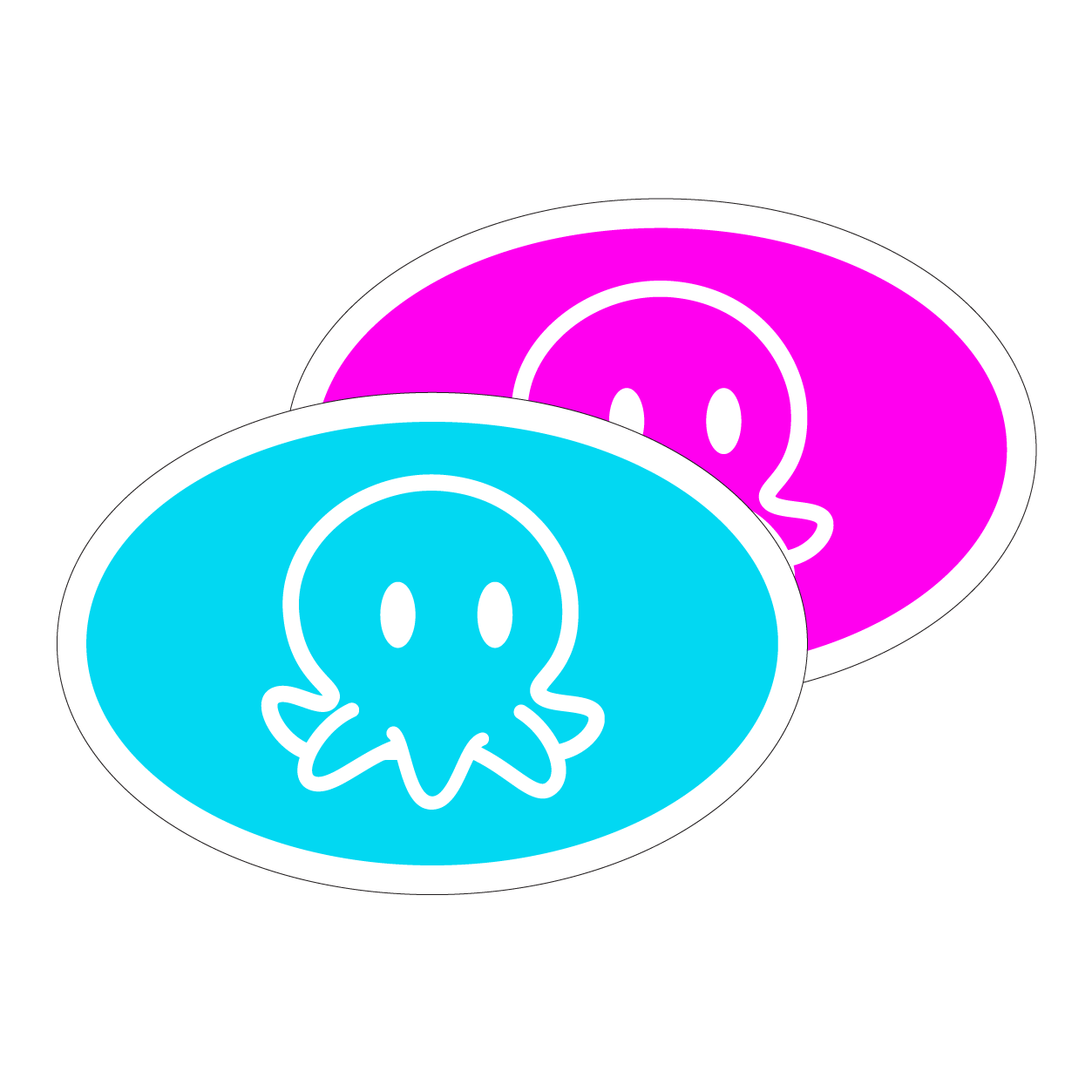 Oval Stickers