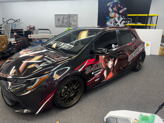 What is the full process of a car wrap?